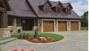 Faux Wood-Look Carriage House Garage Doors