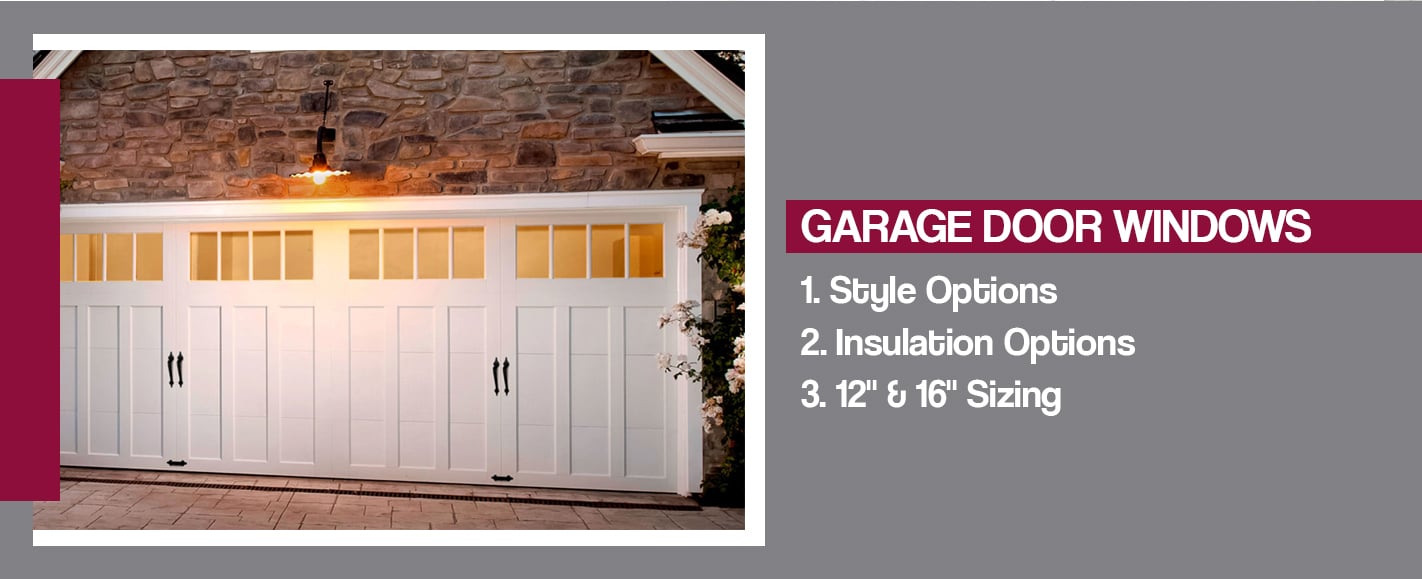 Garage Door Window Options