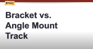 Bracket vs. Angle Mount Garage Door Track