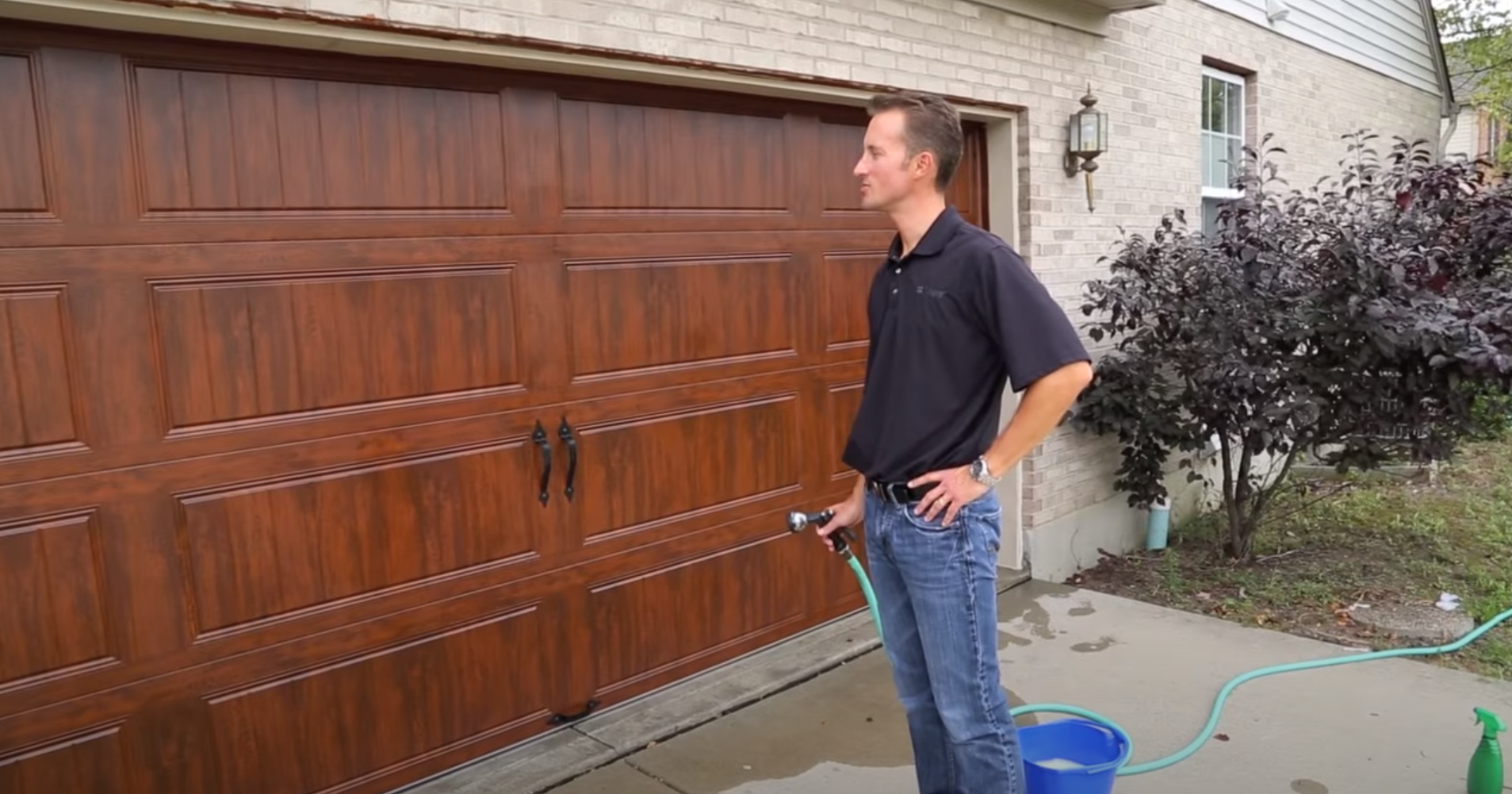 How to Wash Your Garage Door