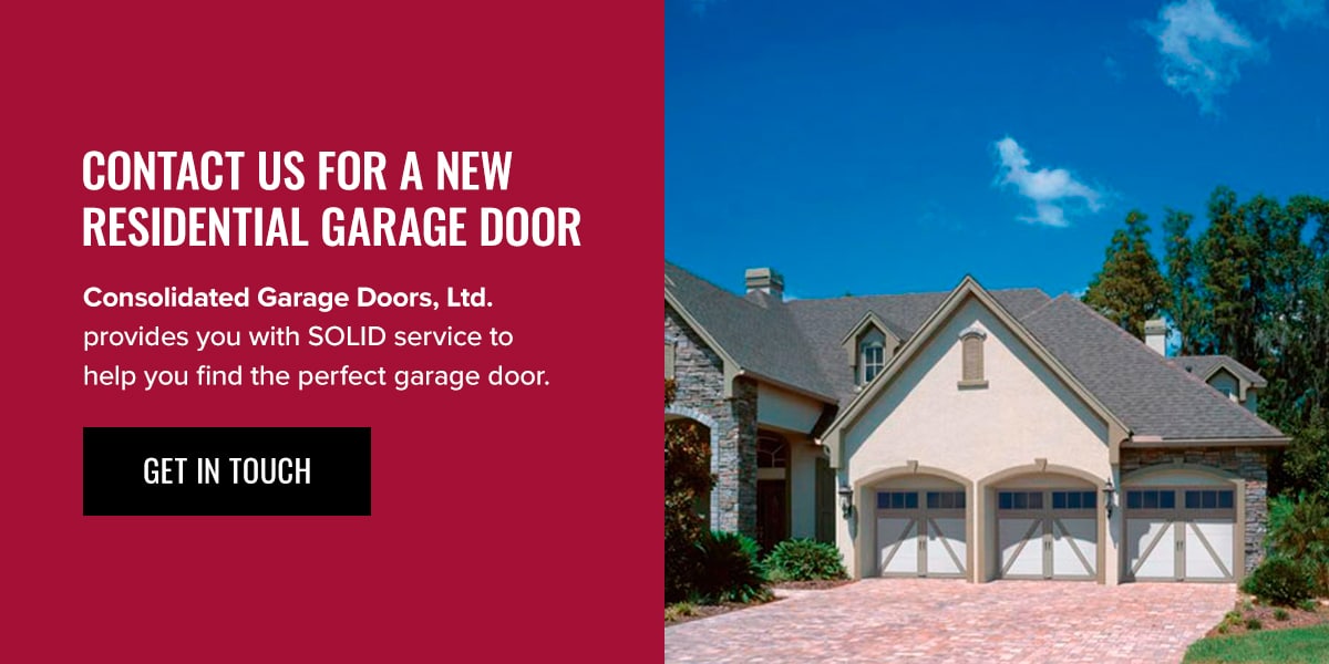 contact us for a residential garage door