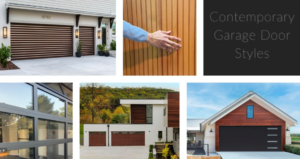 contemporary garage doors
